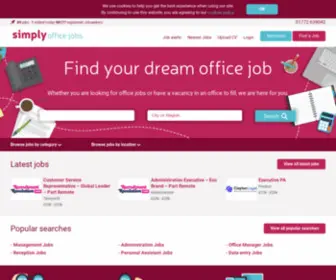 Simplyofficejobs.co.uk(Office Jobs) Screenshot