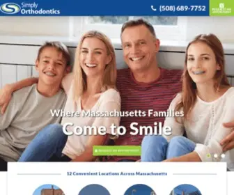 Simplyortho.com(Orthodontics Massachusetts) Screenshot