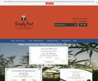 Simplyowlnatural.com(Simply Owl Natural Products) Screenshot