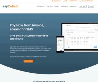 Simplypaid.com.au(EzyCollect %) Screenshot