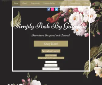 Simplyposhbygaynette.com(Painted Furniture) Screenshot