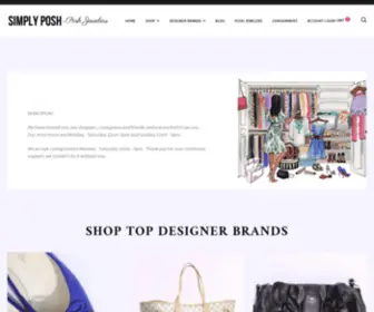 Simplyposhconsign.com(Simply Posh) Screenshot