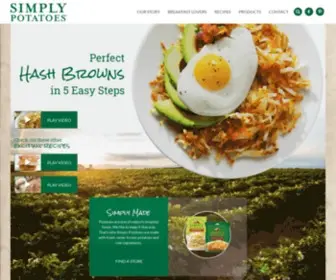 Simplypotatoes.com(Simply Potatoes) Screenshot