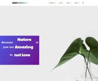 Simplypurify.com(We are an Air Quality Monitoring and Management Company) Screenshot