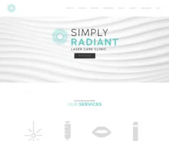 Simplyradiantlasercare.ca(Simply Radiant) Screenshot