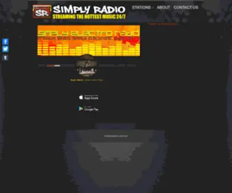 Simplyradio.com(Streaming the hottest music 24/7) Screenshot