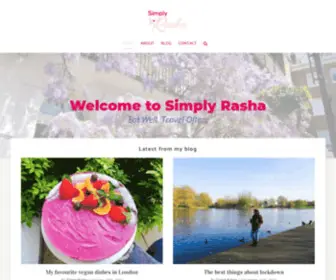 Simplyrasha.com(Simply Rasha) Screenshot