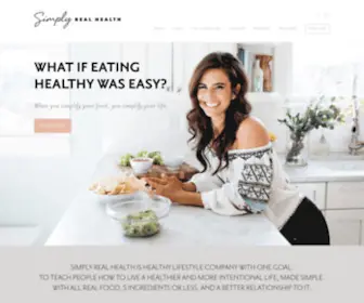 Simplyrealhealth.com(Simply Real Health) Screenshot