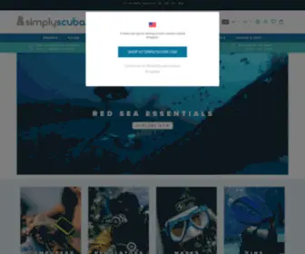 Simplyscuba.co.uk(Scuba Diving Equipment) Screenshot