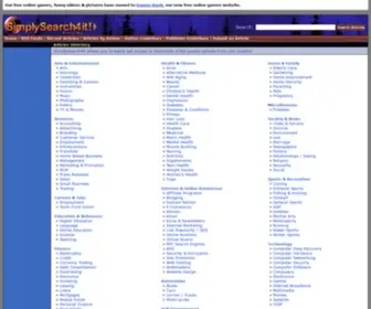 Simplysearch4IT.com(A categorized articles directory) Screenshot