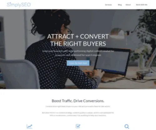 Simplyseo.com(Need to create content) Screenshot