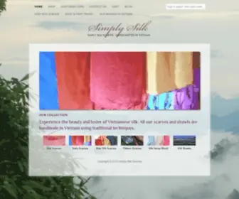 Simplysilkscarves.com(Simply Silk Scarves) Screenshot