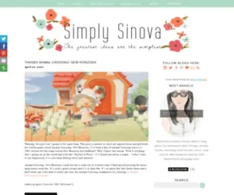 Simplysinova.com(Simply Sinova) Screenshot