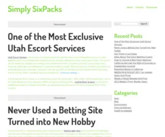 Simplysixpacks.com(Simply SixPacks) Screenshot