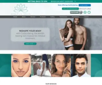 Simplyskinmedispa.com(Simply Skin Medical Spa for Women & Men) Screenshot