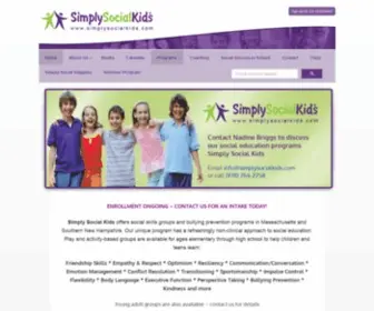 Simplysocialkids.com(Simply Social Kids) Screenshot