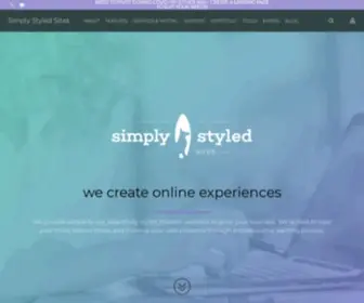 Simplystyledsites.com(Simply Styled Sites) Screenshot