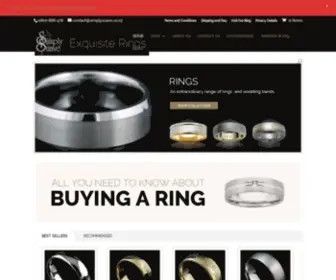 Simplysuave.co.nz(Mens Rings) Screenshot