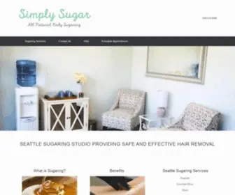 Simplysugarseattle.com(Seattle Sugaring spa) Screenshot