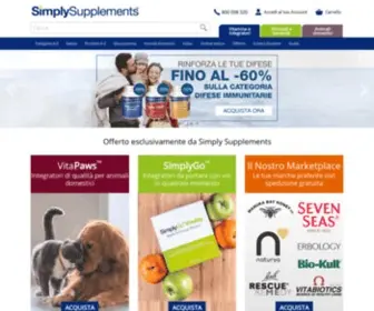 Simplysupplements.it(Simply Supplements Italia) Screenshot