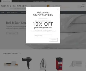 Simplysupplies.com(Simply Supplies by Gilchrist & Soames) Screenshot