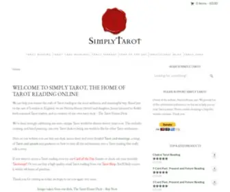 Simplytarot.com(Tarot reading) Screenshot