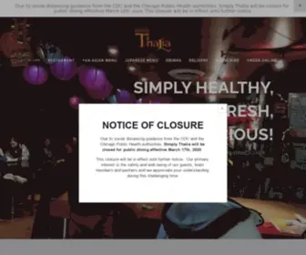 Simplythalia.com(Simply Thalia opened in November 2010 and) Screenshot