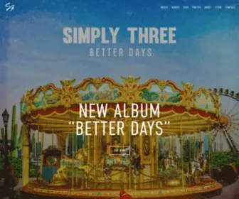 Simplythreemusic.com(Simply Three) Screenshot