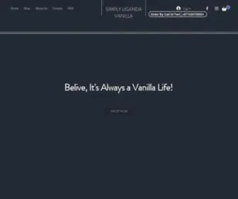 Simplyugandavanilla.com(Vanilla Beans UAE) Screenshot