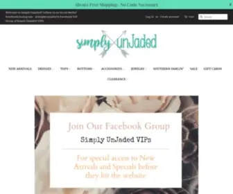 Simplyunjaded.com(Simply UnJaded) Screenshot