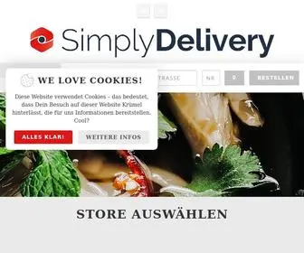 Simplywebshop.de(Simplydelivery Webshop) Screenshot