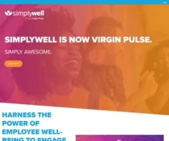 Simplywell.com(SimplyWell is now Virgin Pulse) Screenshot