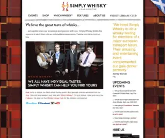 Simplywhisky.com(Simply Whisky) Screenshot