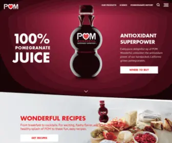 Simplywonderful.com(100% Pomegranate Juice) Screenshot