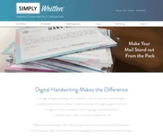 Simplywritten.com(Simply Written) Screenshot