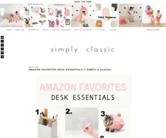 Simplyxclassic.com(A life and style blog) Screenshot