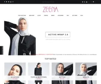 Simplyzeena.com(Leading modest fashion brand) Screenshot