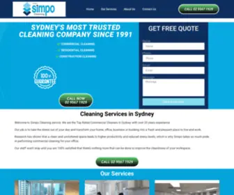 Simpocleaning.com.au(Simpo Cleaning) Screenshot