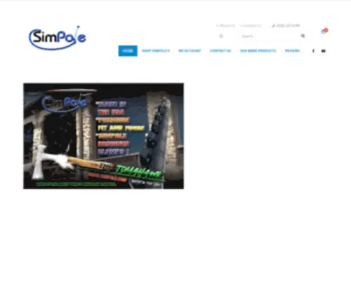 Simpole.com(Water Fed Poles for Sale) Screenshot