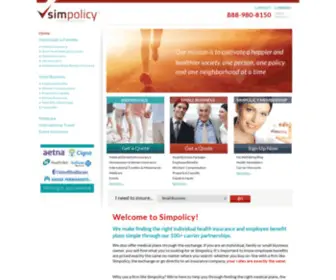 Simpolicy.com(Simpolicy) Screenshot