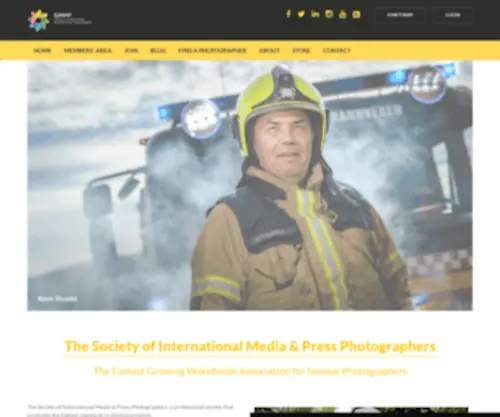 Simpp.net(Society of International Media & Press Photographers) Screenshot