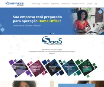 Simpress.com.br(Outsourcing de Impressão) Screenshot