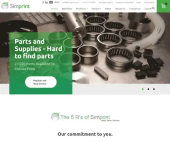 Simprint.com(Printer equipments) Screenshot