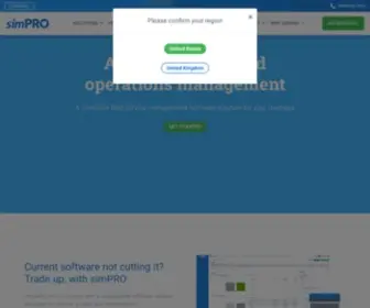 Simpro.co.uk(Achieve end) Screenshot