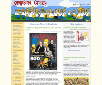 Simpsoncrazy.com(Simpson Crazy) Screenshot