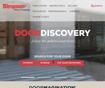 Simpsondoor.com(Simpson Door Company) Screenshot
