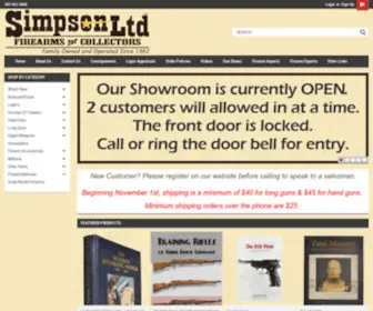 Simpsonltd.com(Simpson Ltd) Screenshot