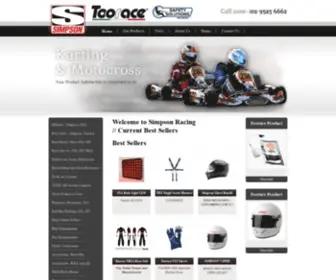 Simpsonraceproducts.com.au(Simpson Race Products) Screenshot