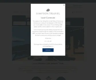 Simpsontravel.com(Simpson Travel) Screenshot