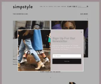 Simpstyle.com(The Simple Life) Screenshot